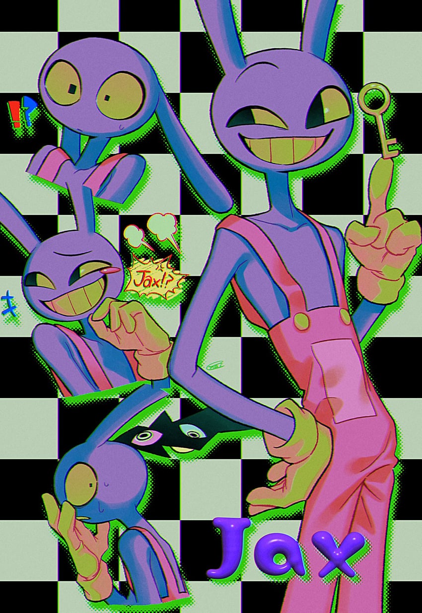 jax and abstraction (the amazing digital circus) drawn by menma_(enaic31)