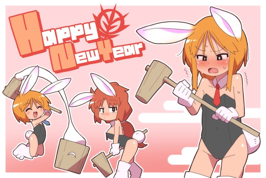 puru two, elpeo puru, and marida cruz (gundam and 1 more) drawn by onimaru_(onimal7802)