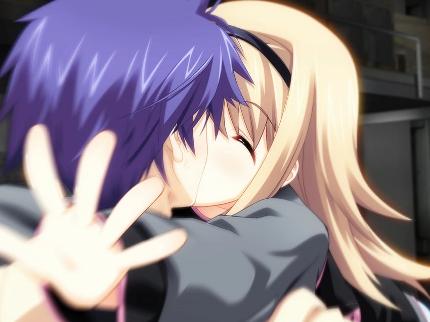 nishijou nanami and nishijou takumi (chaos;head) drawn by matsuo_yukihiro