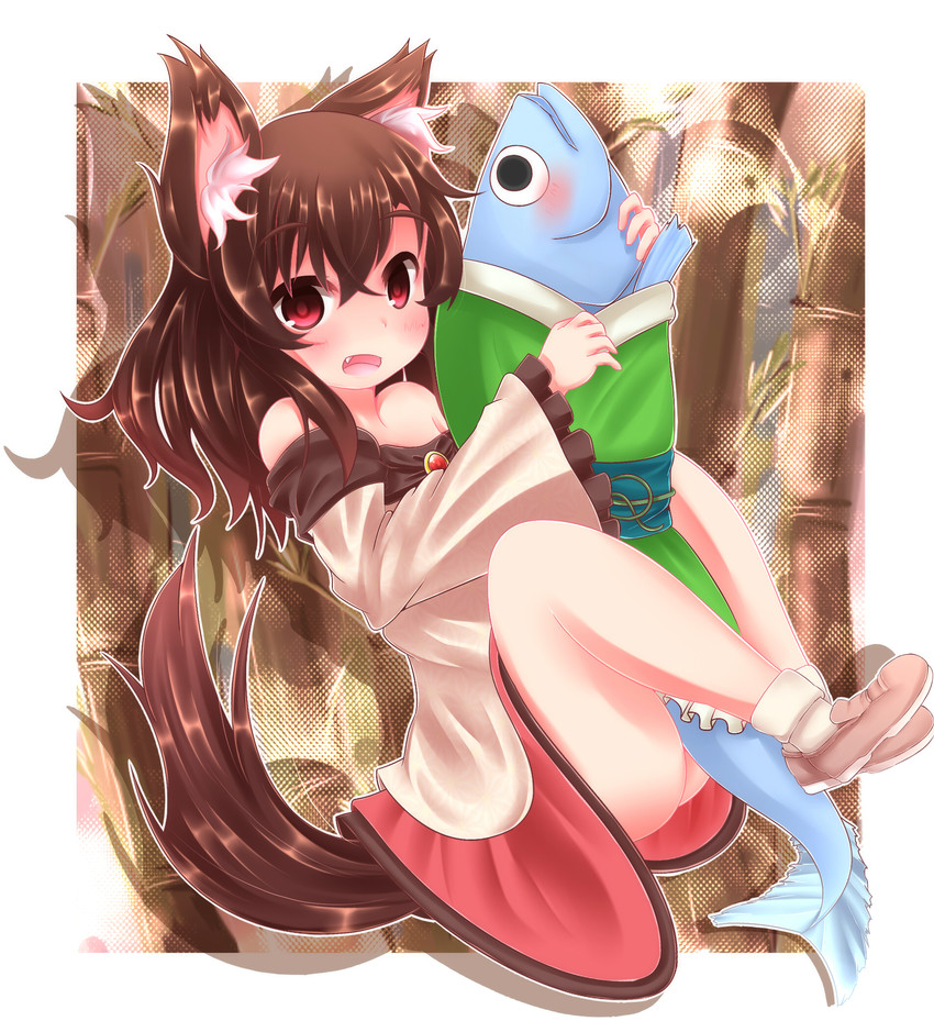 imaizumi kagerou and wakasagihime (touhou) drawn by akatsuki_no_guuru