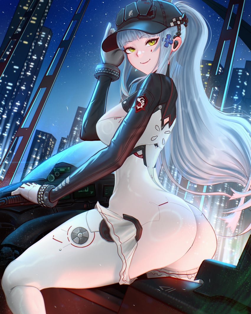 hk416 and klukai (girls' frontline and 1 more) drawn by mcdobo