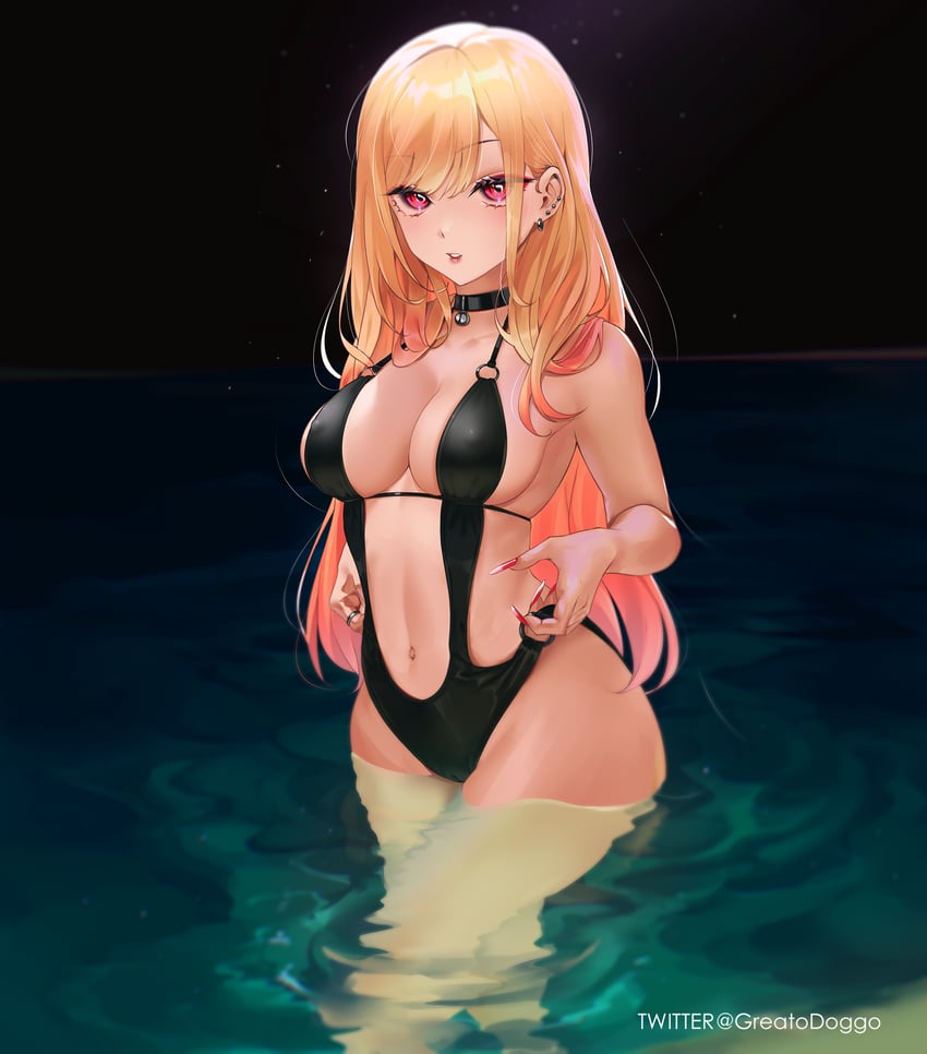 kitagawa marin (sono bisque doll wa koi wo suru) drawn by greatodoggo