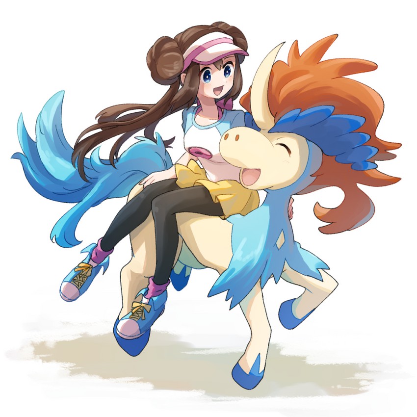 rosa and keldeo (pokemon and 1 more) drawn by miu_(miuuu_721)