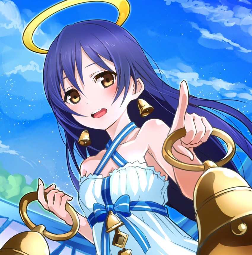 sonoda umi and leah (love live! and 2 more) drawn by shiratori_(white-bird)