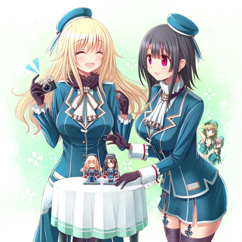 atago, takao, maya, choukai, maya kai ni, and 1 more (kantai collection) drawn by akisame_rizu