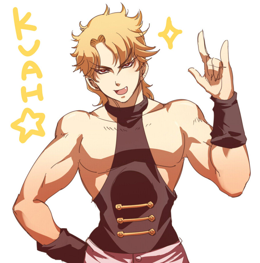 dio brando (jojo no kimyou na bouken and 1 more) drawn by tazawa_(odamura)