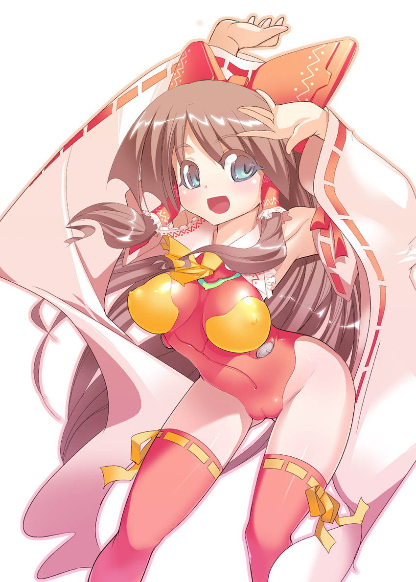 hakurei reimu and souryuu asuka langley (touhou and 1 more) drawn by fujishima-sei_ichi-gou