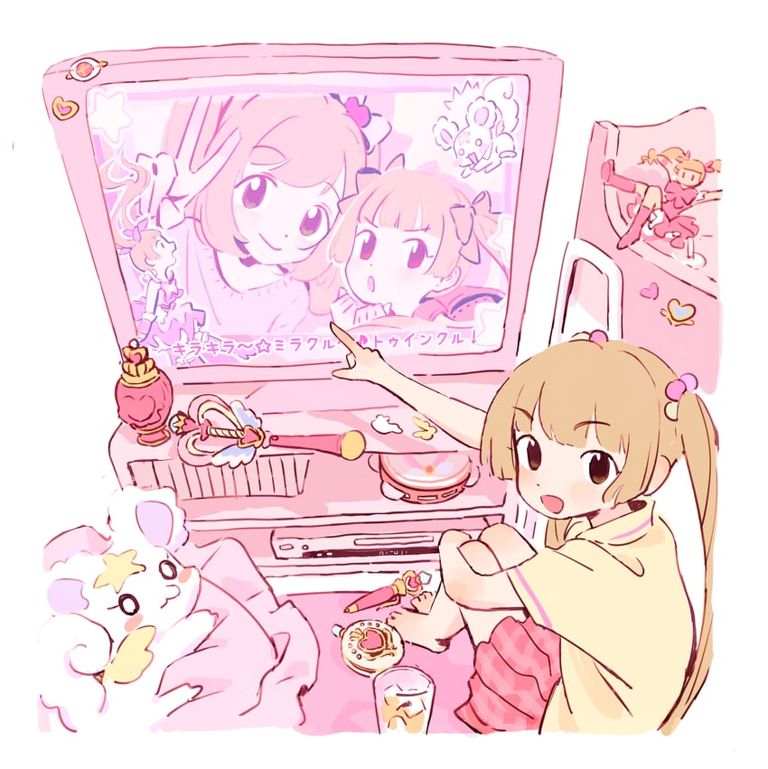 sato shin and yokoyama chika (idolmaster and 1 more) drawn by iwashi_iwashimo