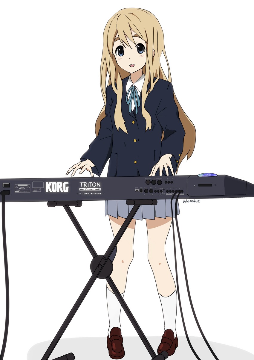 kotobuki tsumugi (k-on!) drawn by chamu_(chammkue)
