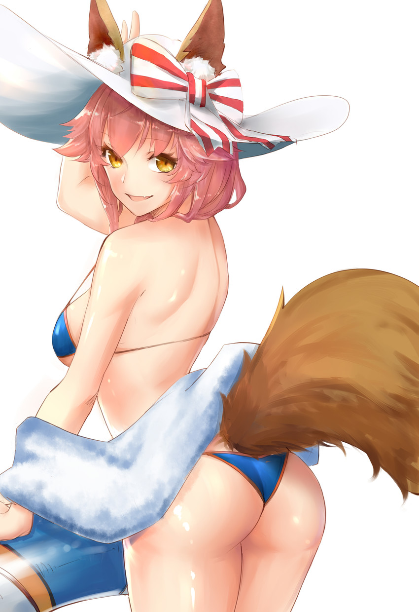 tamamo and tamamo no mae (fate and 1 more) drawn by zombcx