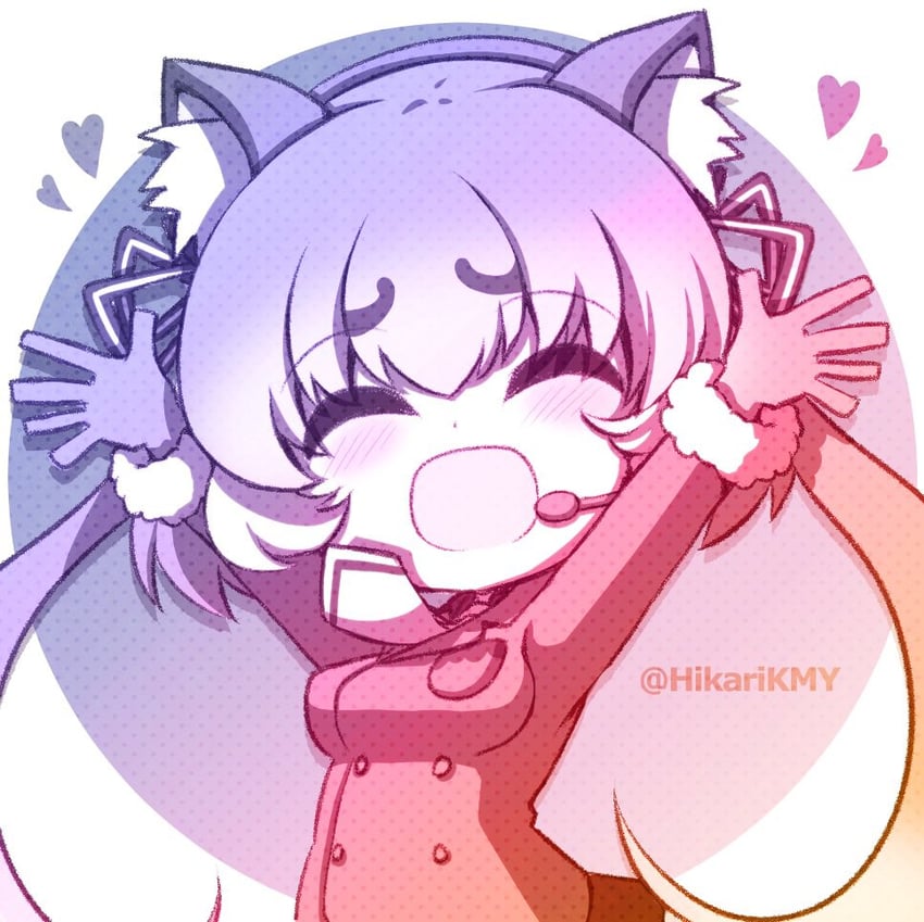 island fox (kemono friends and 1 more) drawn by hikarikmy