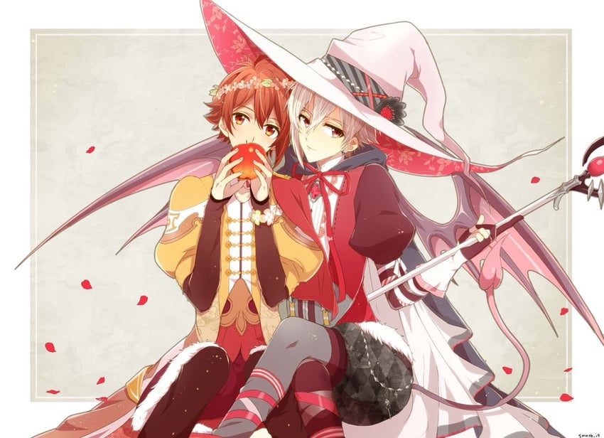 nanase riku and kujou tenn (idolish7) drawn by nau_(rg_sn79)