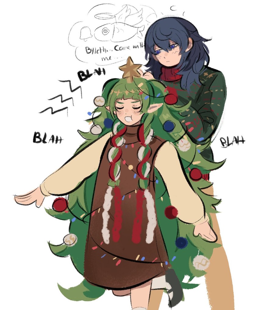 female byleth and sothis (fire emblem and 1 more) drawn by funyanrinpa