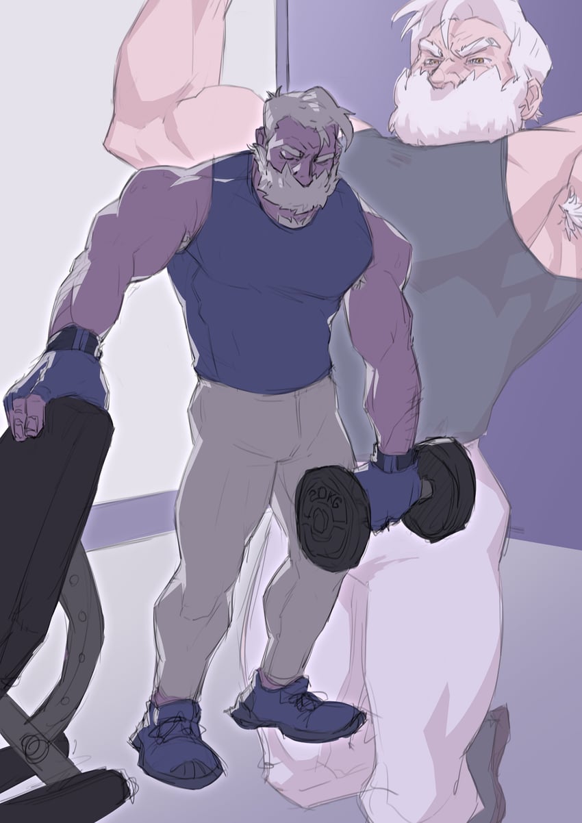 drayden (pokemon and 1 more) drawn by fonzu_(callmefonzu)