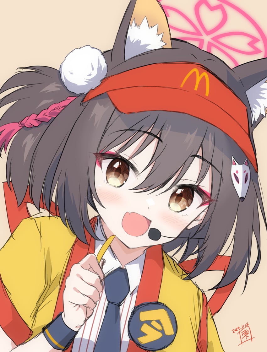 izuna and imadake dabuchi tabemi (blue archive and 1 more) drawn by s_sequentia