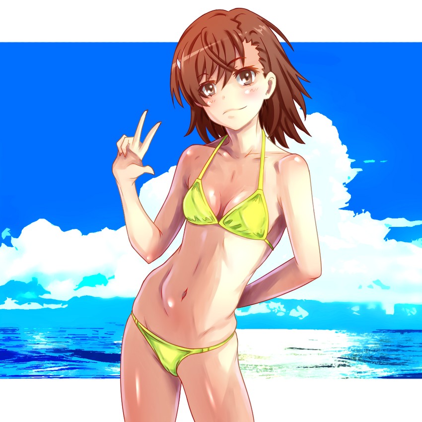 misaka mikoto (toaru majutsu no index and 1 more) drawn by nike_(0306)