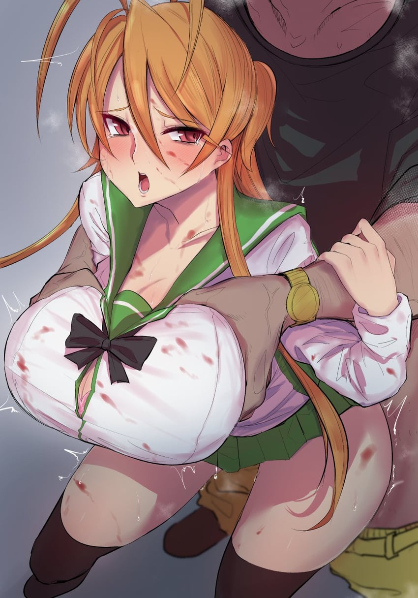 miyamoto rei (highschool of the dead) drawn by nabeshiki_(nabeyashiki)