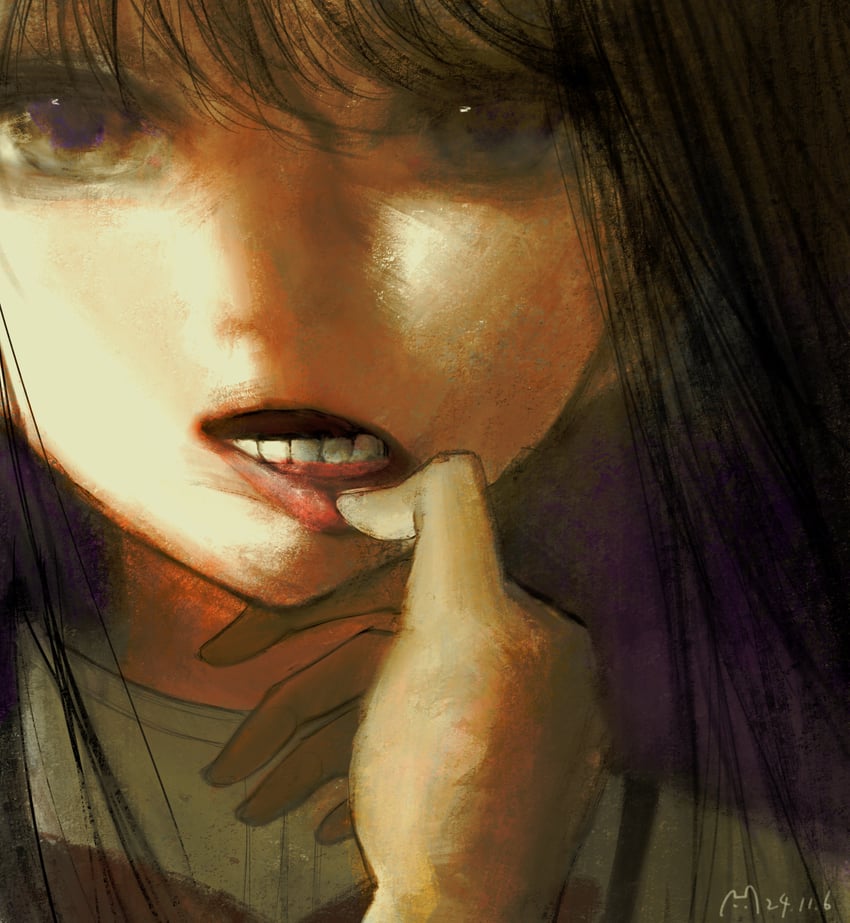 akemi homura (mahou shoujo madoka magica and 1 more) drawn by jing_fei_kou_yi