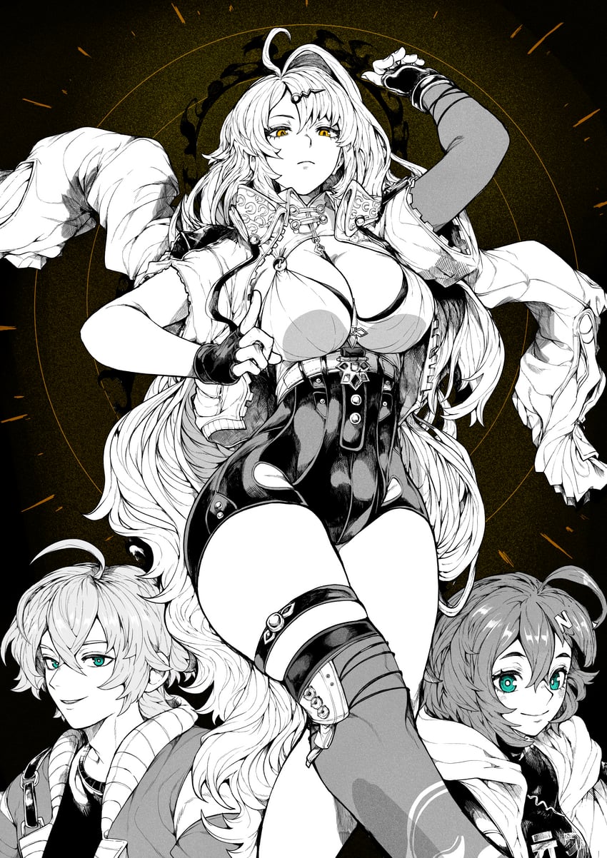 belle, wise, and yixuan (zenless zone zero) drawn by yotsumi_shiro