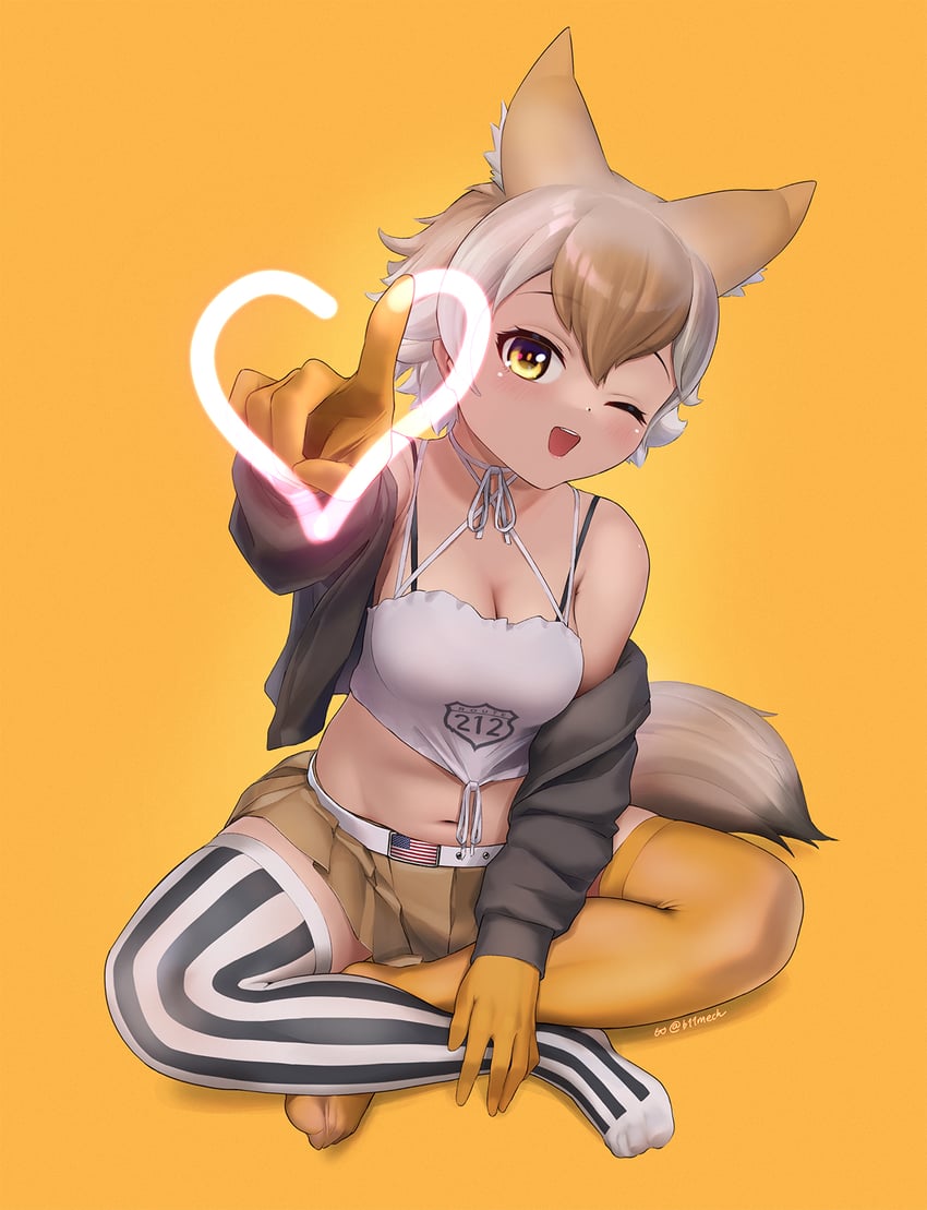 coyote (kemono friends and 1 more) drawn by beleven