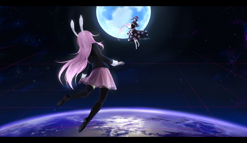 reisen udongein inaba and doremy sweet (touhou) drawn by euphori_cat