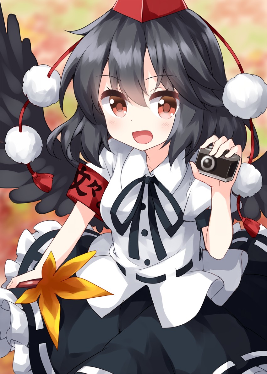 shameimaru aya (touhou) drawn by ruu_(tksymkw)