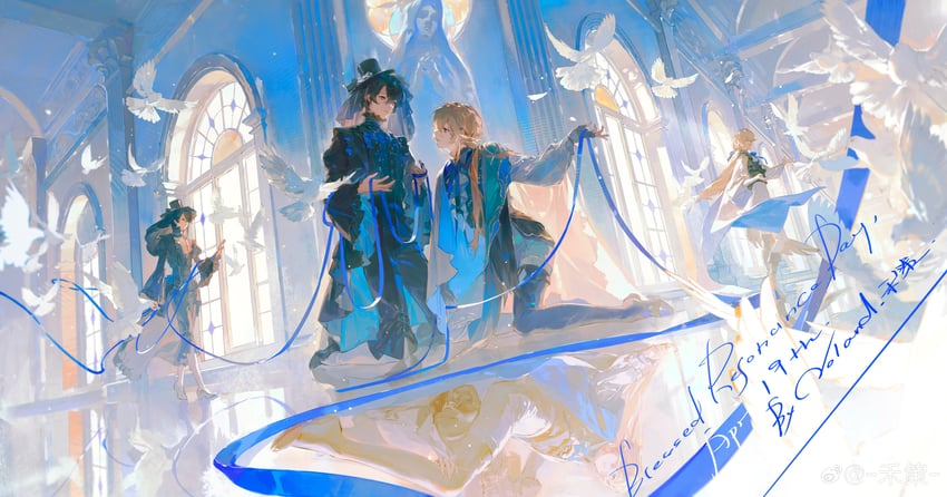 yin and hei (original and 1 more) drawn by noland