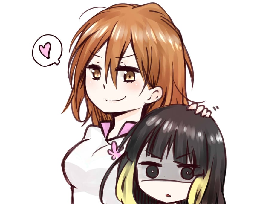 misaka worst and kuroyoru umidori (toaru majutsu no index and 1 more) drawn by i.u.y