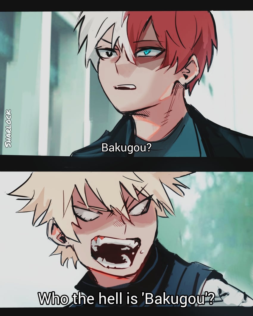 bakugou katsuki, todoroki shoto, steve rogers, and winter soldier (boku no hero academia and 4 more) drawn by sharl0ck