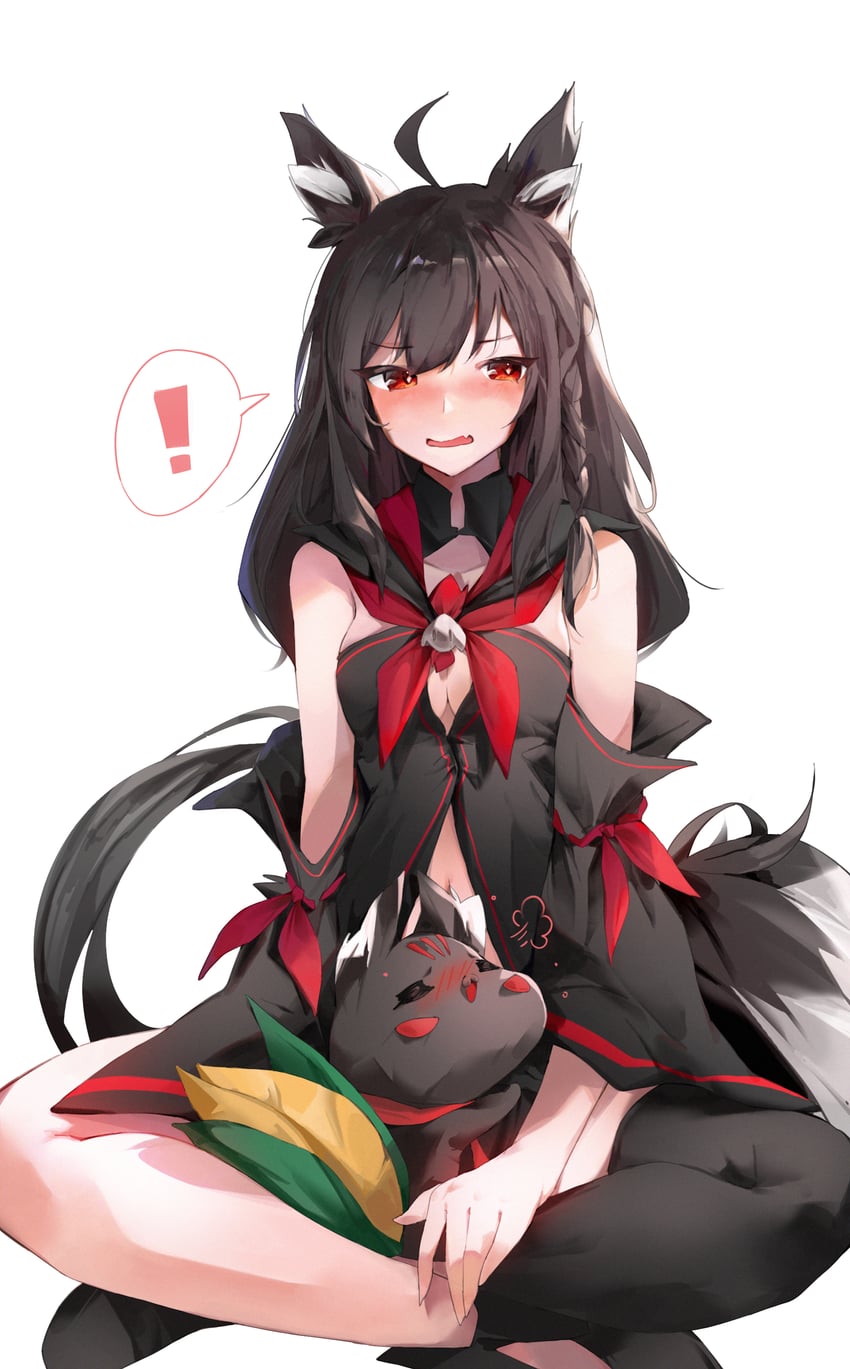 kurokami fubuki and sukonbu (hololive) drawn by ushio_(user_ndwp8857)