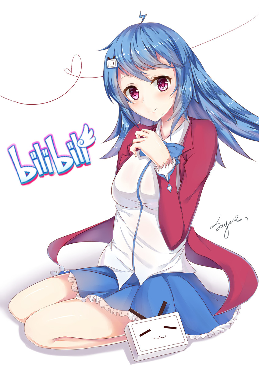bili girl 22 and xiao dianshi (bilibili) drawn by yiyu_qing_mang