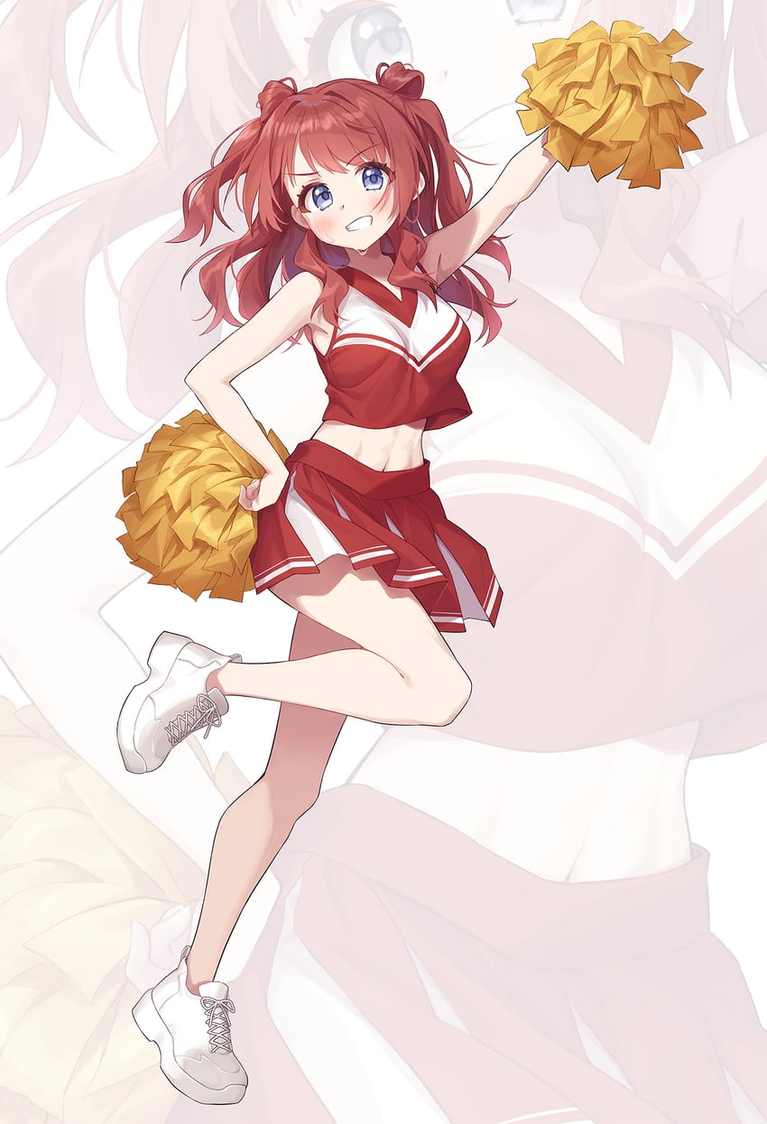 hanami saki (idolmaster and 1 more) drawn by chobi_(penguin_paradise)