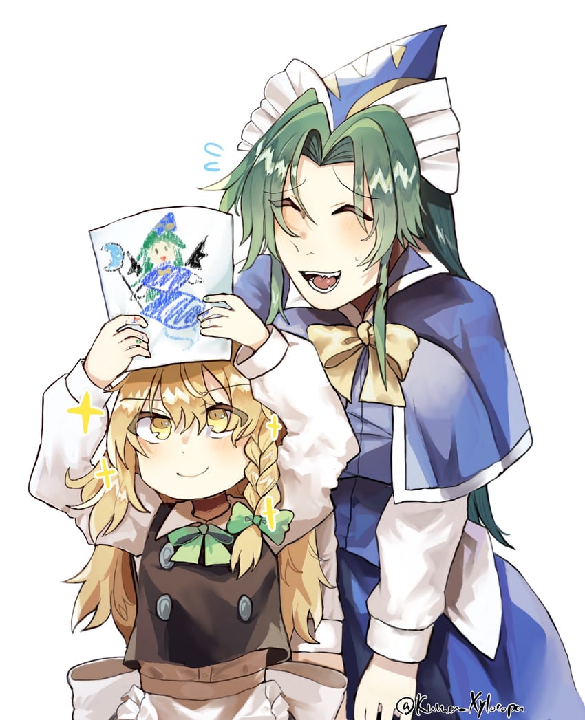 kirisame marisa and mima (touhou and 1 more) drawn by kuma_xylocopa