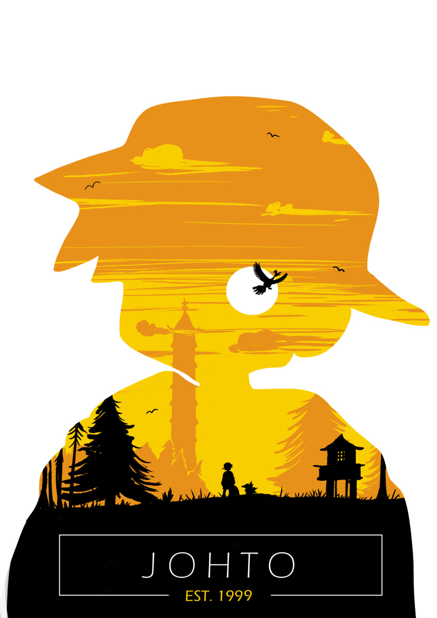 ethan, cyndaquil, and ho-oh (pokemon and 1 more) drawn by traceysketchit