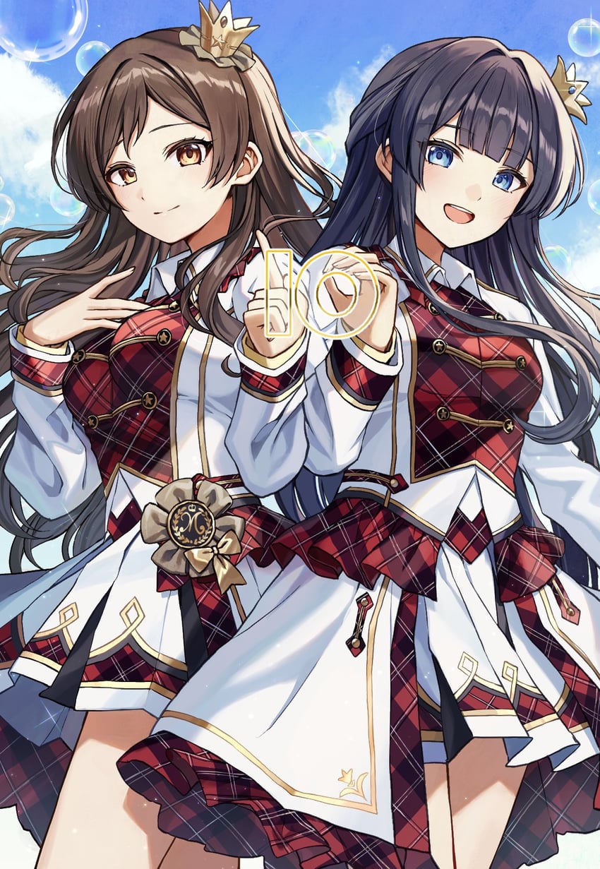 kitazawa shiho and mogami shizuka (idolmaster and 2 more) drawn by kurousagi_yuu