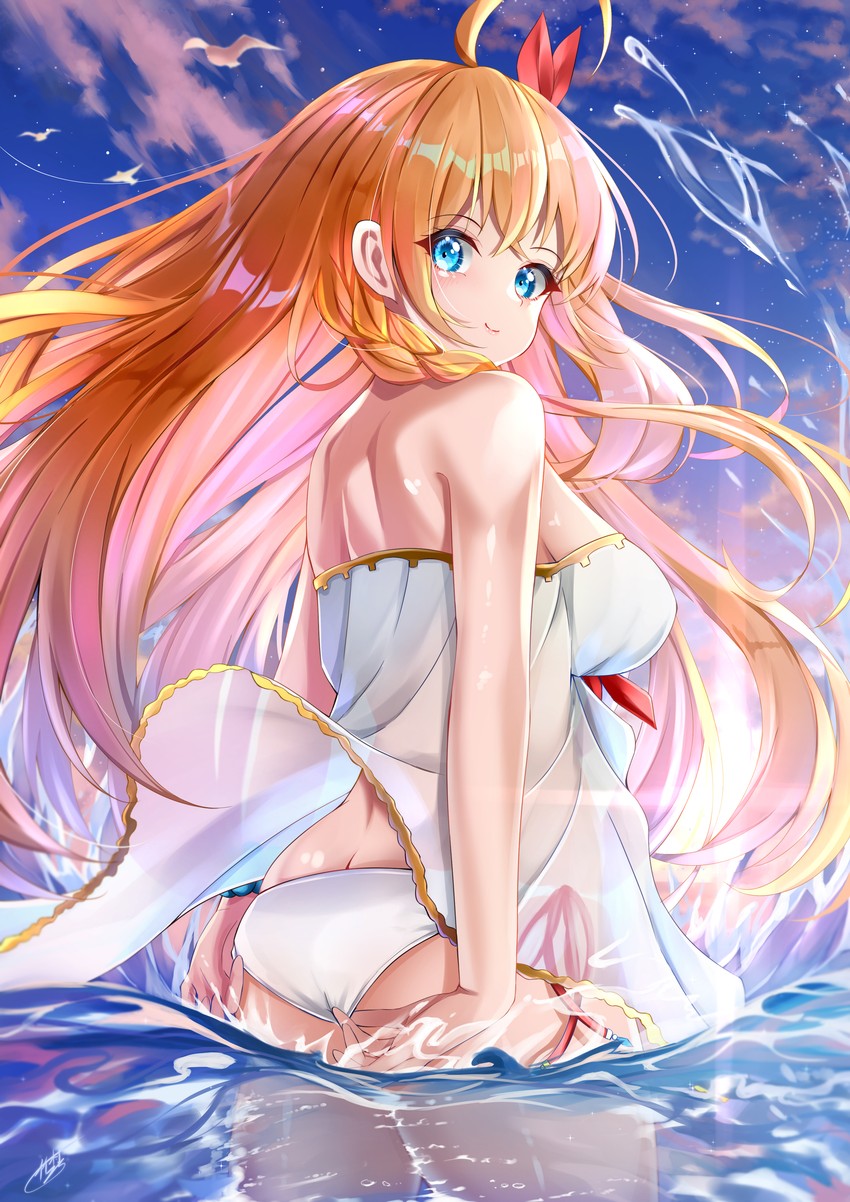 pecorine (princess connect!) drawn by takemura_kou