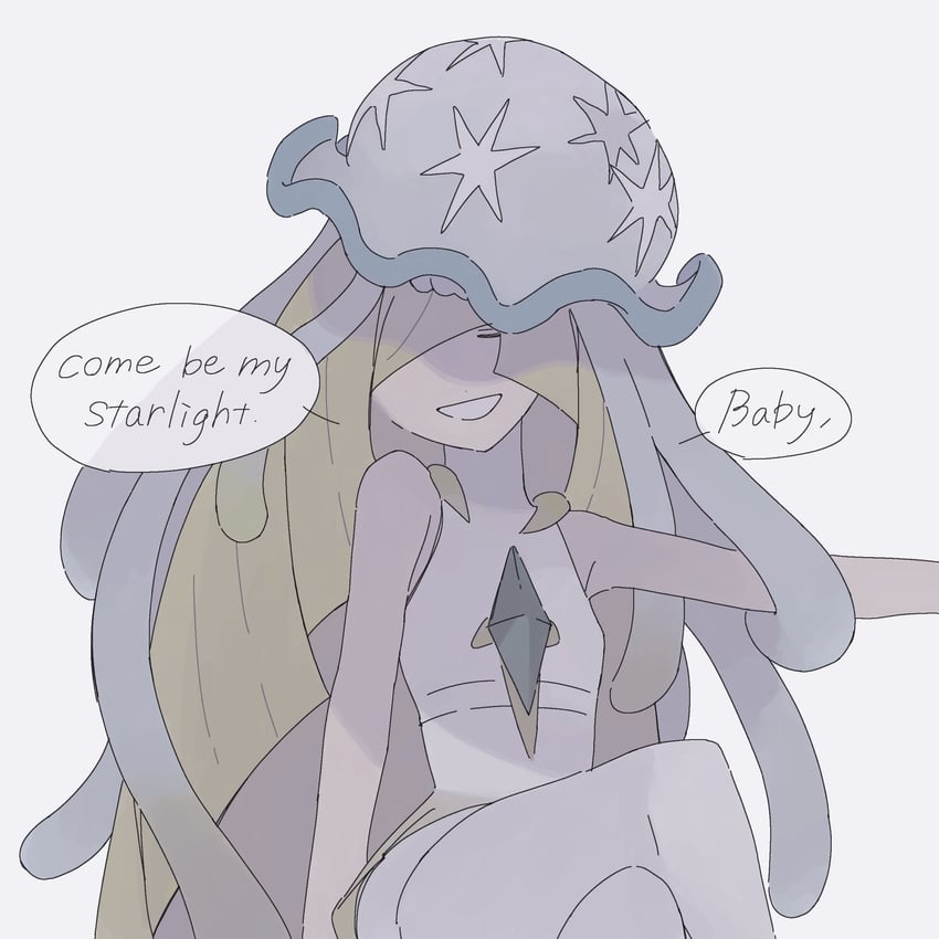lusamine and nihilego (pokemon and 1 more) drawn by oimoimo_o0