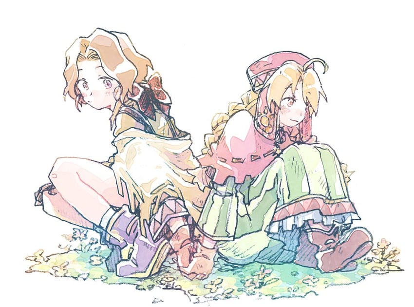 tim rhymeless and colette mapleleaf (wild arms and 1 more) drawn by michibata_65
