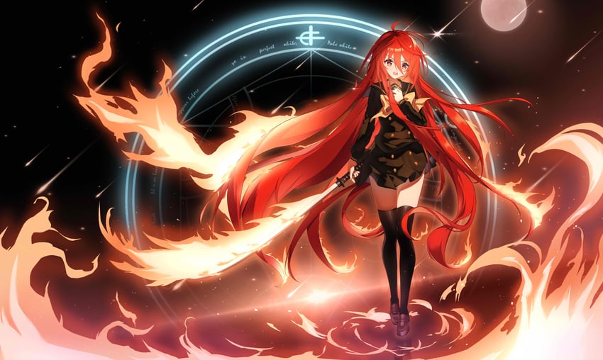 shana and alastor (shakugan no shana) drawn by 15144666223