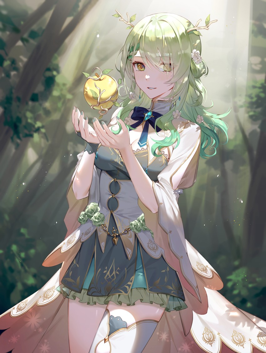 ceres fauna (hololive and 1 more) drawn by seizou_hidzuke