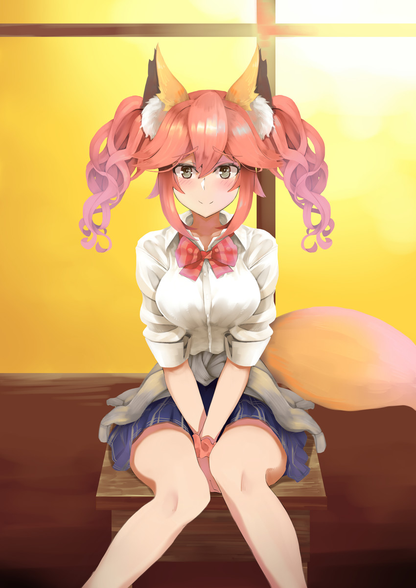 tamamo and tamamo jk (fate and 2 more) drawn by yonago_miko