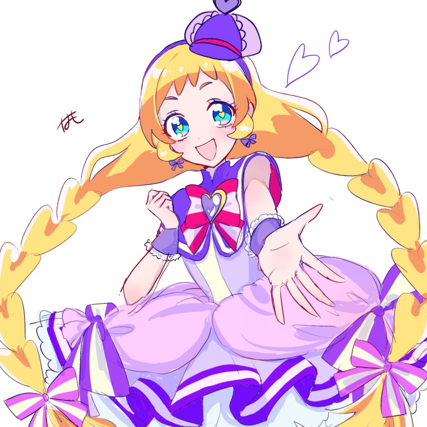 inukai iroha and cure friendy (precure and 1 more) drawn by namo_(namo_suuun)