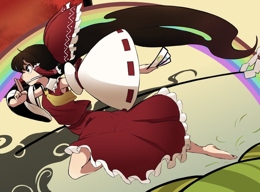 hakurei reimu (touhou and 1 more) drawn by epic_armageddon