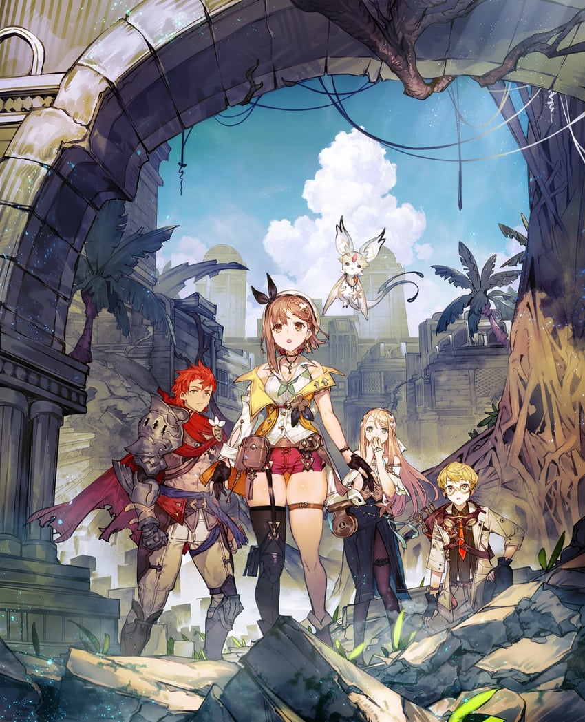 reisalin stout, klaudia valentz, lent marslink, and tao mongarten (atelier and 2 more) drawn by toridamono
