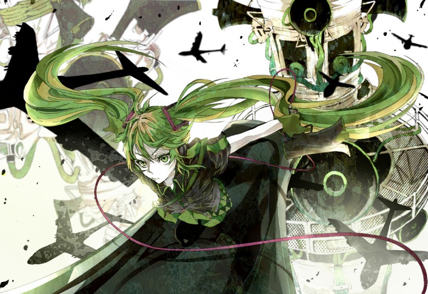 hatsune miku (vocaloid and 1 more) drawn by itou_toi