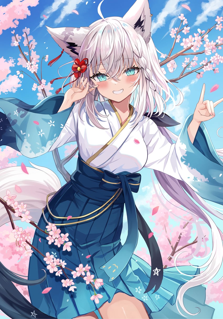 shirakami fubuki (hololive and 1 more) drawn by retsuto