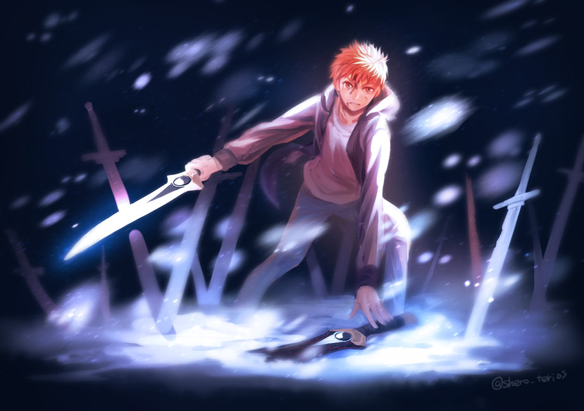 emiya shirou (fate and 1 more) drawn by tsurumura_ichiru