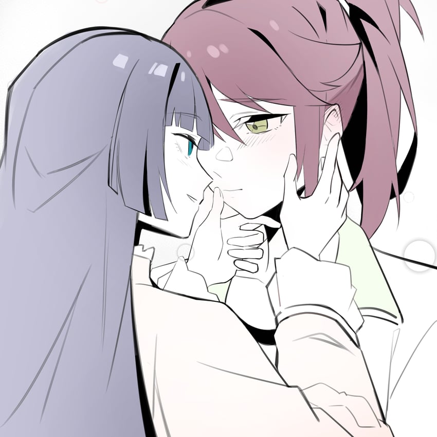 komagata hanabi and goto akira (love live! and 1 more) drawn by achin_(putsi_2025)