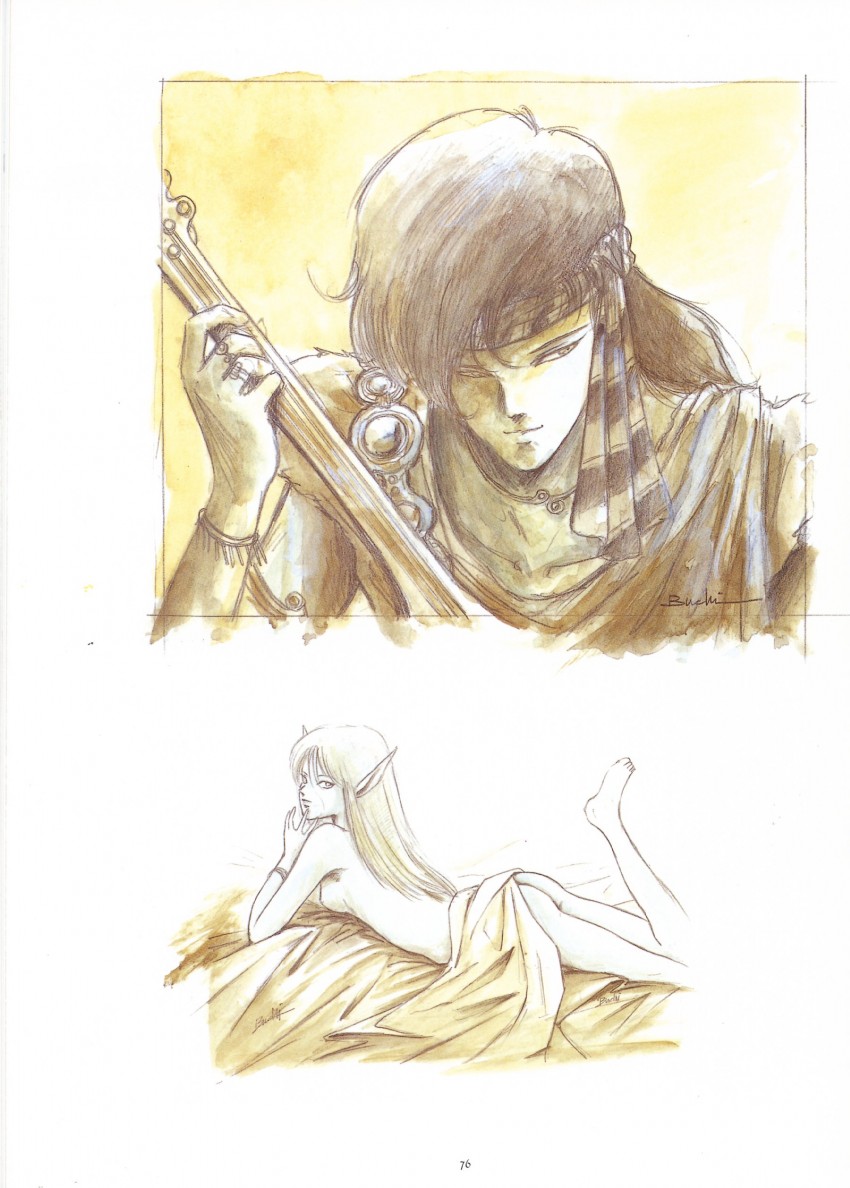 deedlit (record of lodoss war) drawn by izubuchi_yutaka