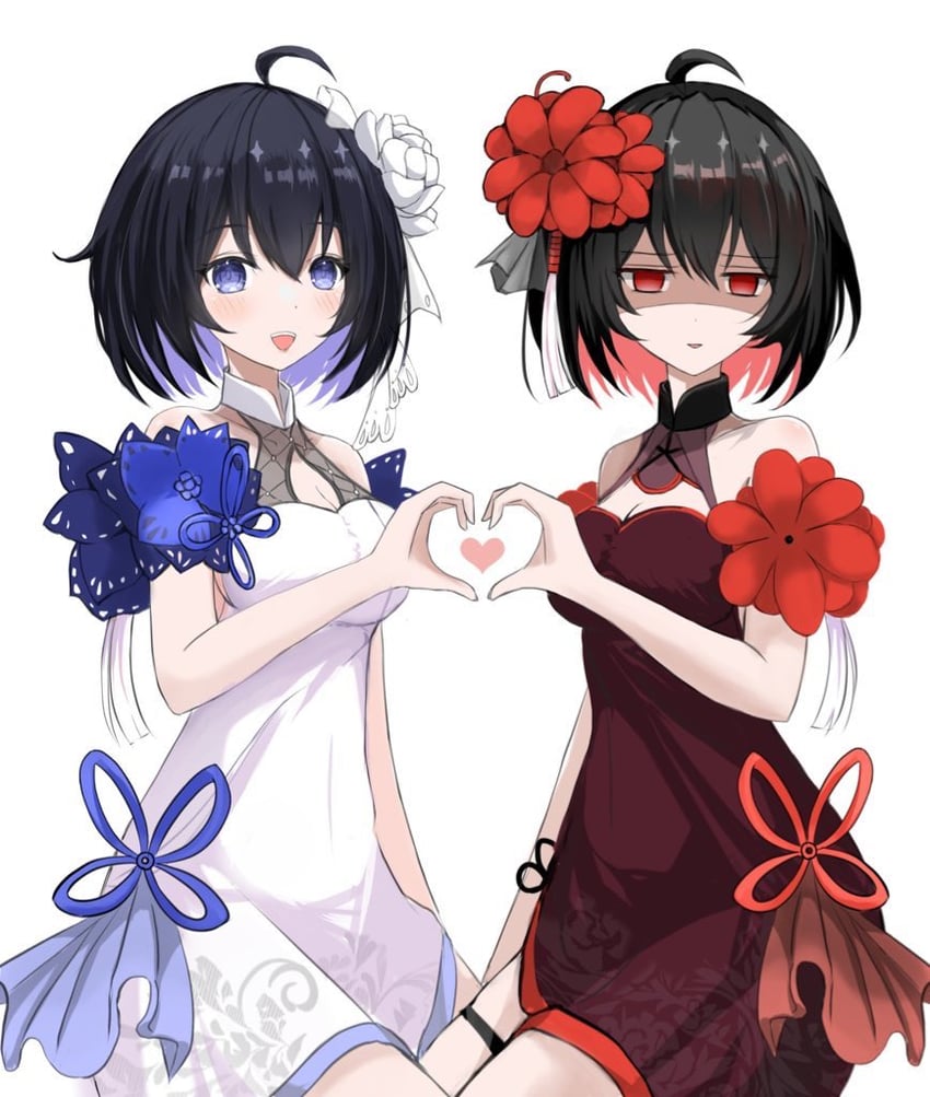 seele vollerei and seele (honkai and 1 more) drawn by unifox0123